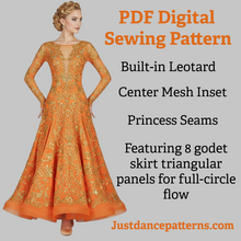 Load image into Gallery viewer, Dress Pattern 425